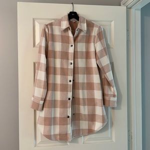 BB Dakota Light Pink Shacket